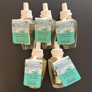 🆕 PALM TREES & PARADISE 🌴 - Set of 5 Wallflower Wallflowers Refills - RARE